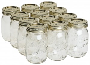 Marijuana canning jars